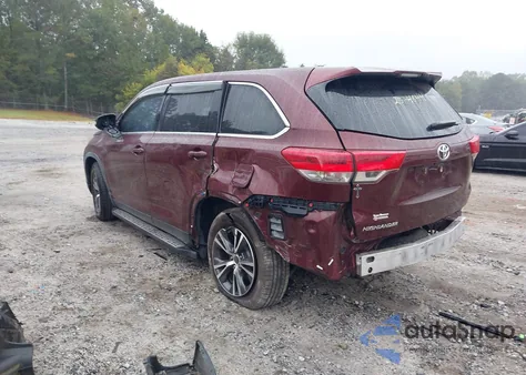2019 Toyota Highlander Le из США, поврежденный, VIN 5TDZARFH7KS058547